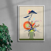 Changing Seasons I contemporary wall art print by Brindha Kumar - sold by DROOL