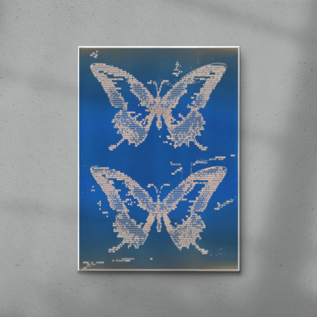 Flutter contemporary wall art print by KBAR Archive - sold by DROOL