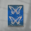 Flutter contemporary wall art print by KBAR Archive - sold by DROOL