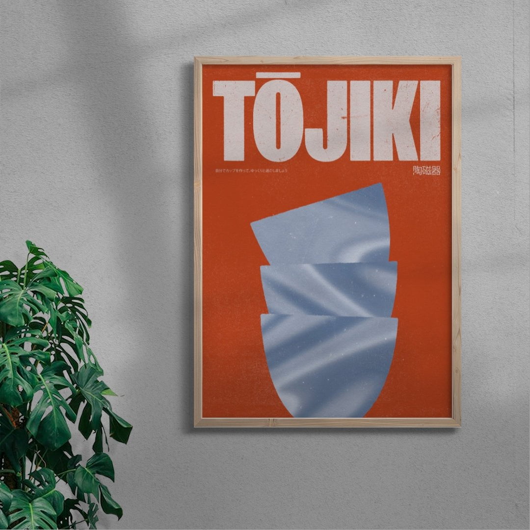 Tōjiki contemporary wall art print by Henry M. - sold by DROOL