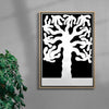 Coexist contemporary wall art print by Sara Cristina Moser - sold by DROOL