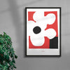 Papaver contemporary wall art print by Rikki Hewitt - sold by DROOL