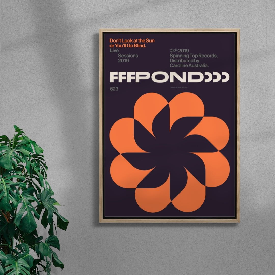 Pond contemporary wall art print by Duane Dalton - sold by DROOL