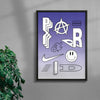 Paranoid contemporary wall art print by Ignorance1 - sold by DROOL