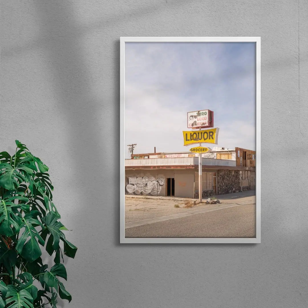 Abandoned Liquor contemporary wall art print by Steven Clouse - sold by DROOL