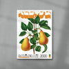 Two Pears contemporary wall art print by George Kempster - sold by DROOL