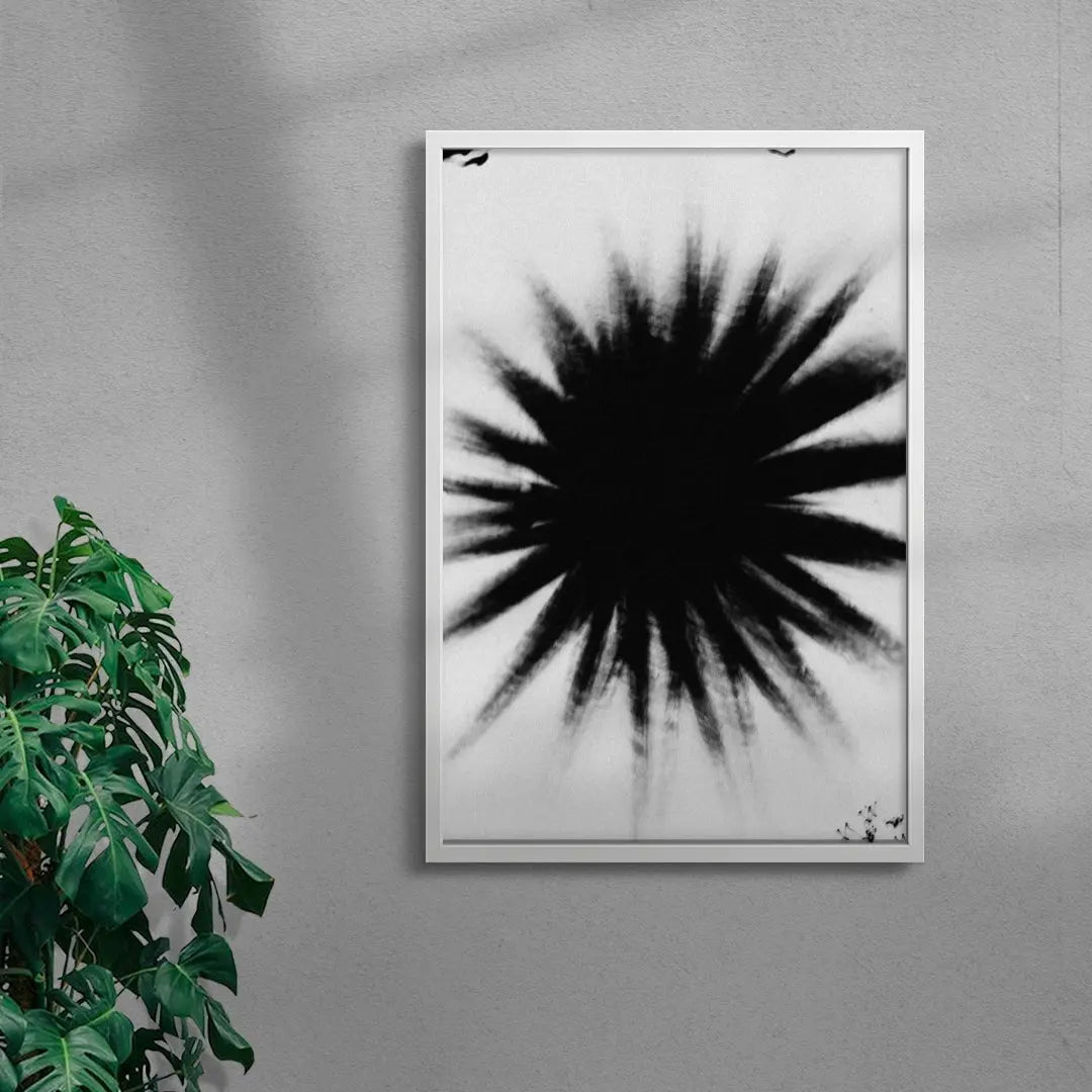 Black Star contemporary wall art print by Omar Belattar - sold by DROOL