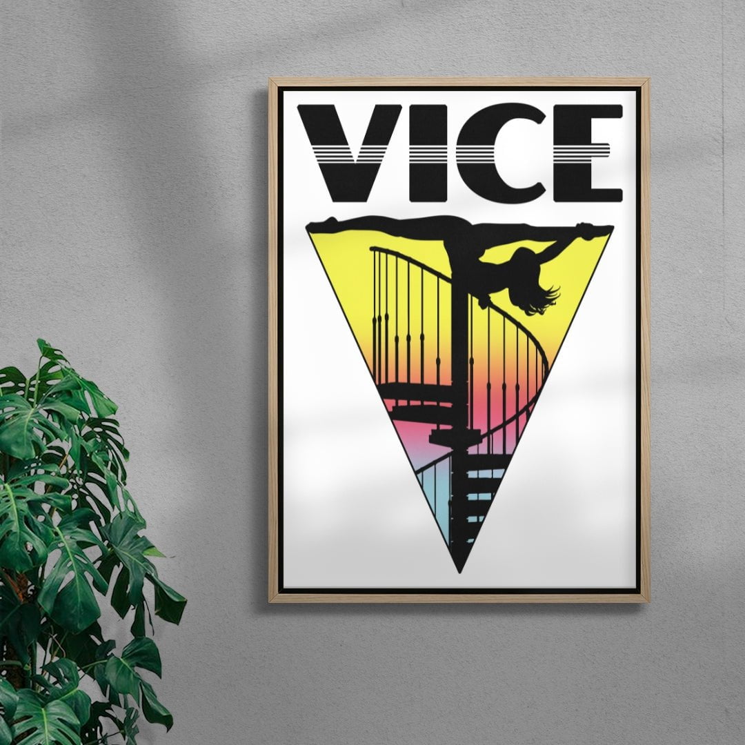VICE contemporary wall art print by Utsav Verma - sold by DROOL