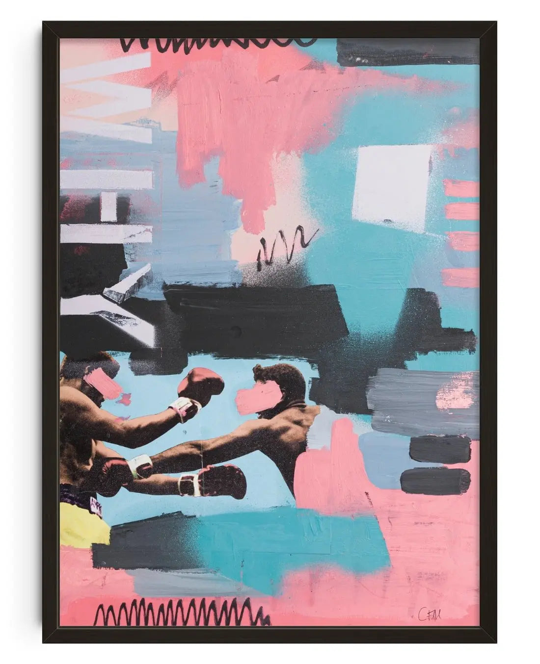 Fallout contemporary wall art print by Caitlin Flood-Molyneux - sold by DROOL