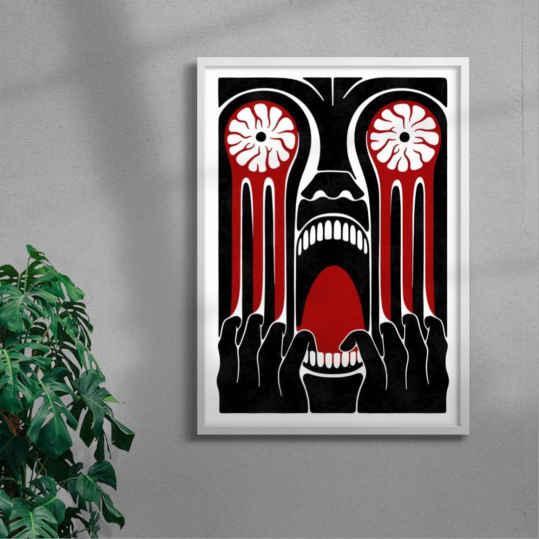Big Beautiful Painting contemporary wall art print by Henrik Delehag - sold by DROOL