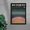 Rising Sun contemporary wall art print by Henry M. - sold by DROOL