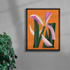 Lilium contemporary wall art print by Milena Bucholz - sold by DROOL