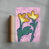 Bloomin Lovely contemporary wall art print by Laurie Campbell - sold by DROOL