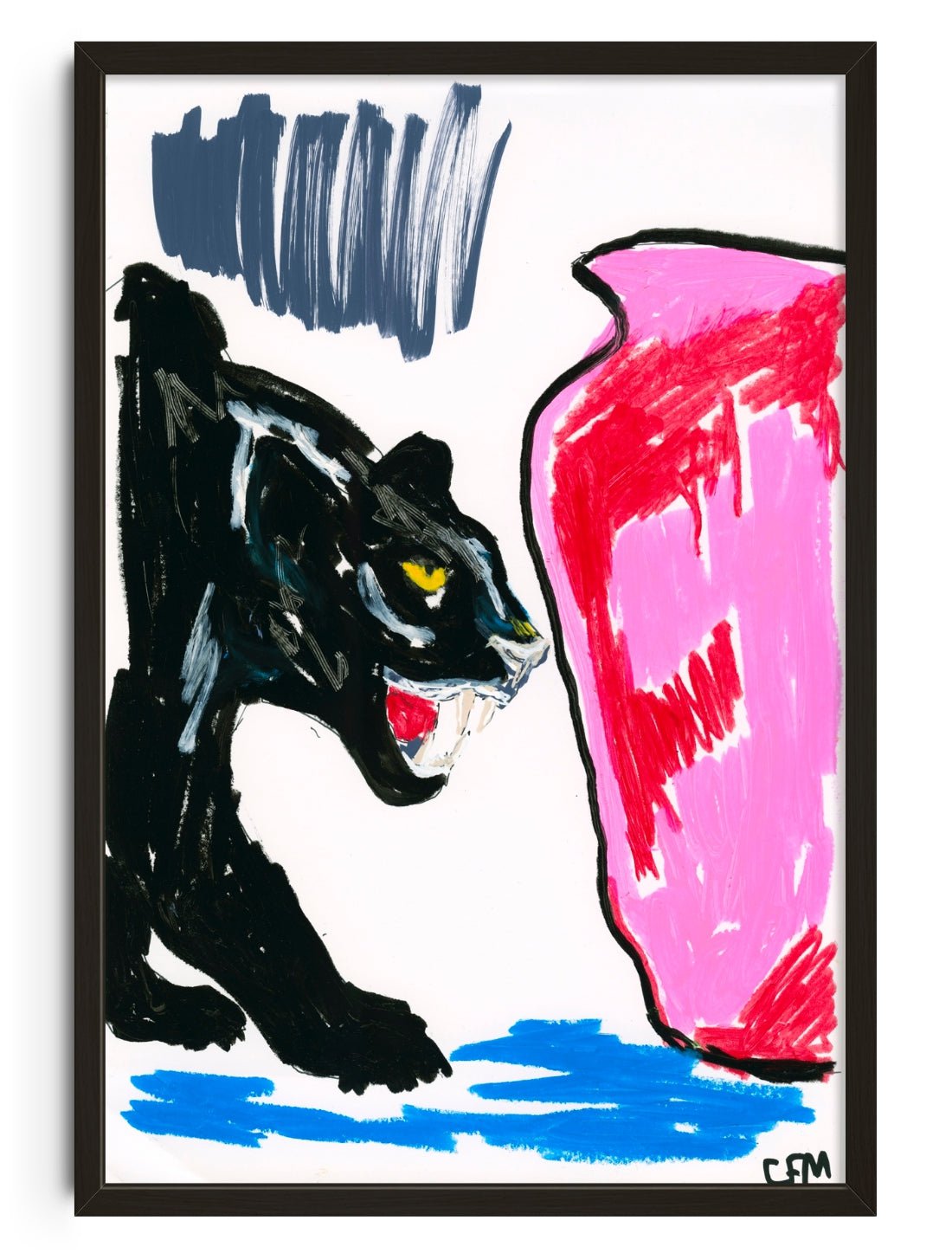 Bound contemporary wall art print by Caitlin Flood-Molyneux - sold by DROOL