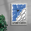 Autumn to Winter contemporary wall art print by Alexander Khabbazi - sold by DROOL