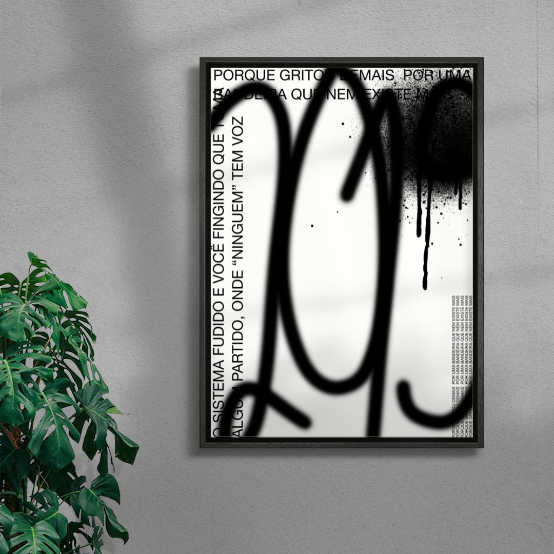 Untitled 3 contemporary wall art print by Vinicius Costa - sold by DROOL