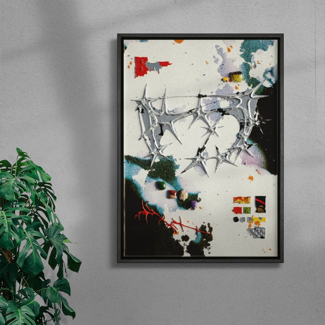 Cold Constellations contemporary wall art print by Kitasavi - sold by DROOL