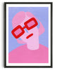 Cargar imagen en el visor de la galería, Sunglasses contemporary wall art print by Kissi Ussuki - sold by DROOL
