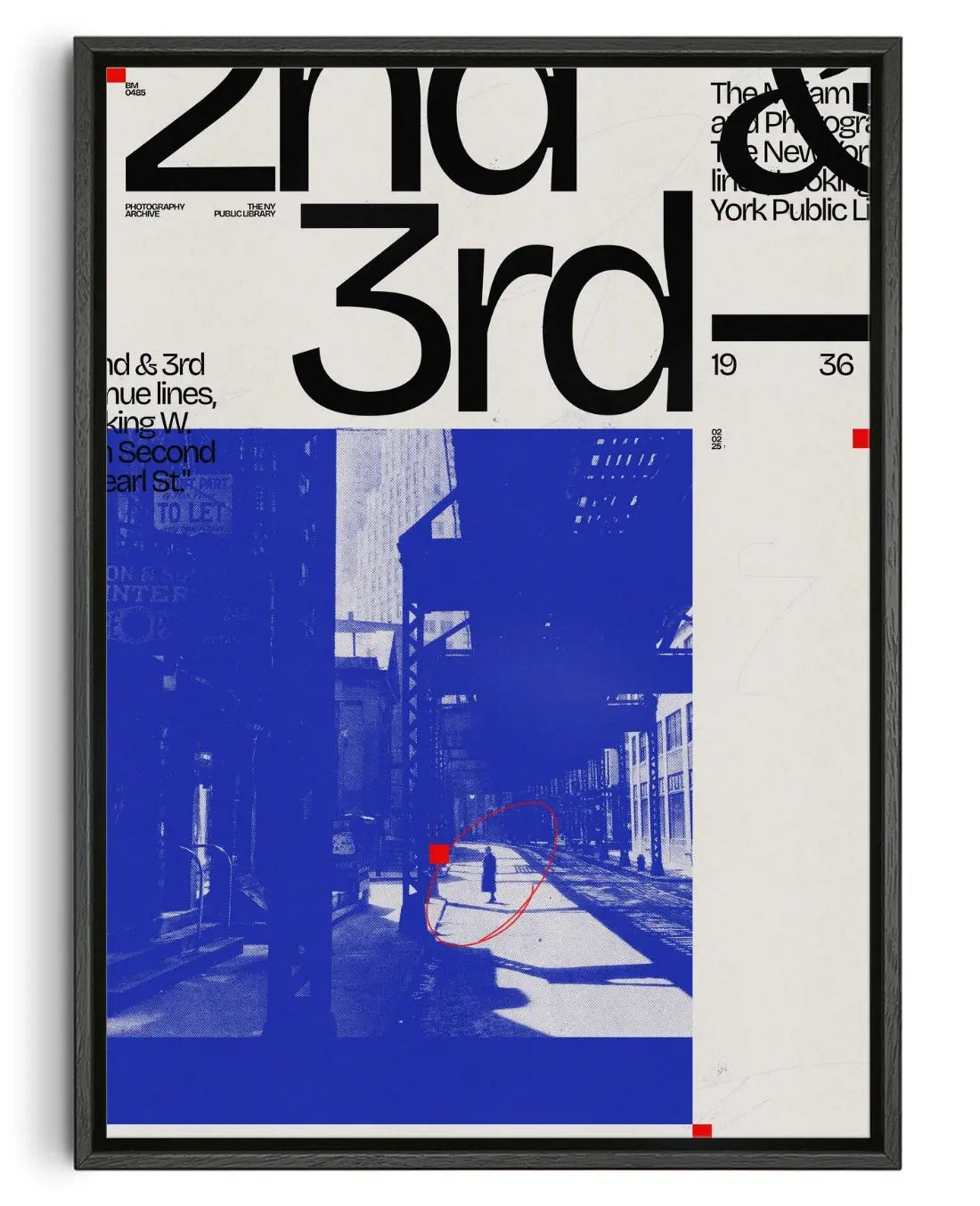 NYC contemporary canvas print by Brad Mead - sold by DROOL