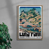 Luna Park contemporary wall art print by George Kempster - sold by DROOL