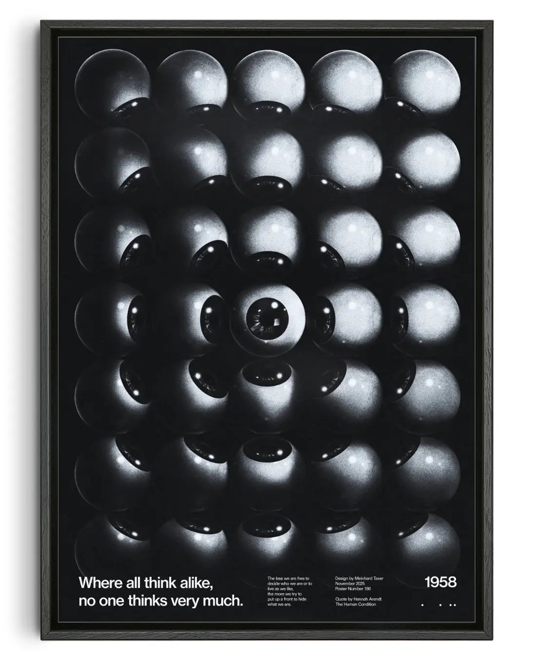 The Gaze contemporary canvas print by Meindl Taxer - sold by DROOL