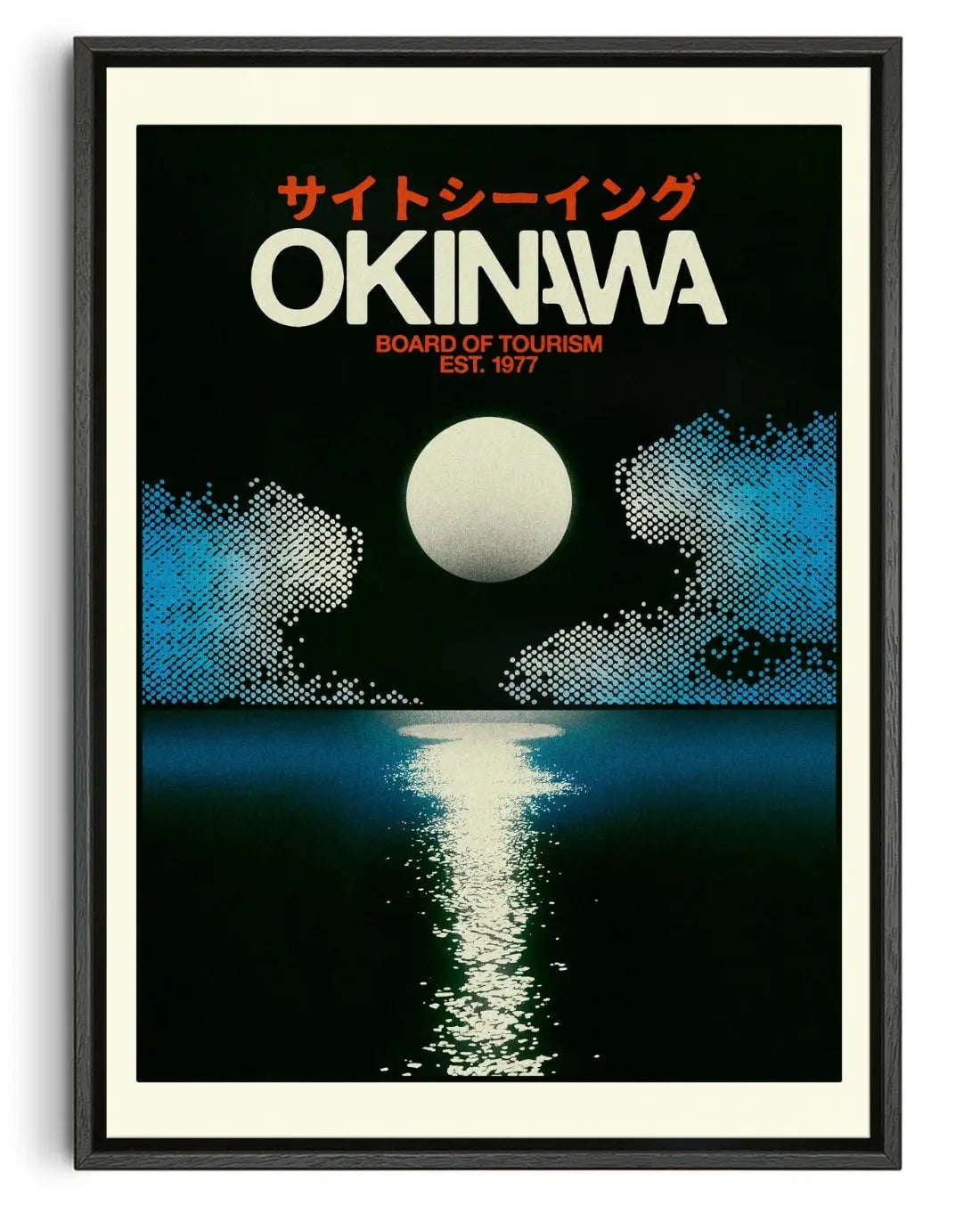 Okinawa 4 contemporary wall art print by Othman Zougam - sold by DROOL