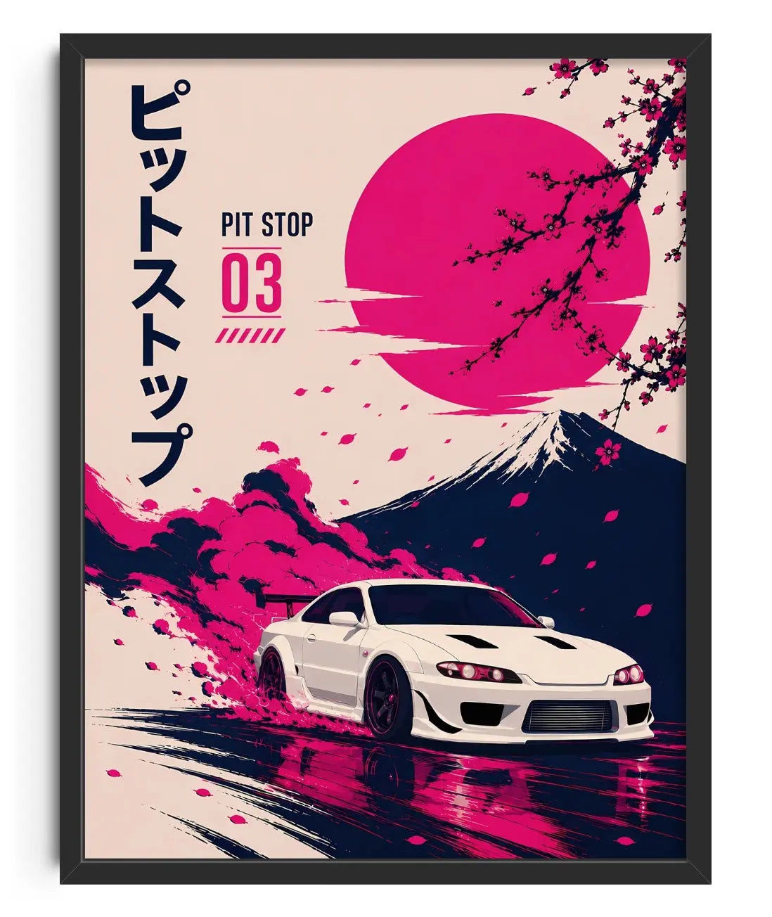 PIT STOP no.3 contemporary art print by MelancholyMachinations - sold by DROOL