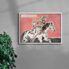 Pursue contemporary wall art print by Caitlin Flood-Molyneux - sold by DROOL