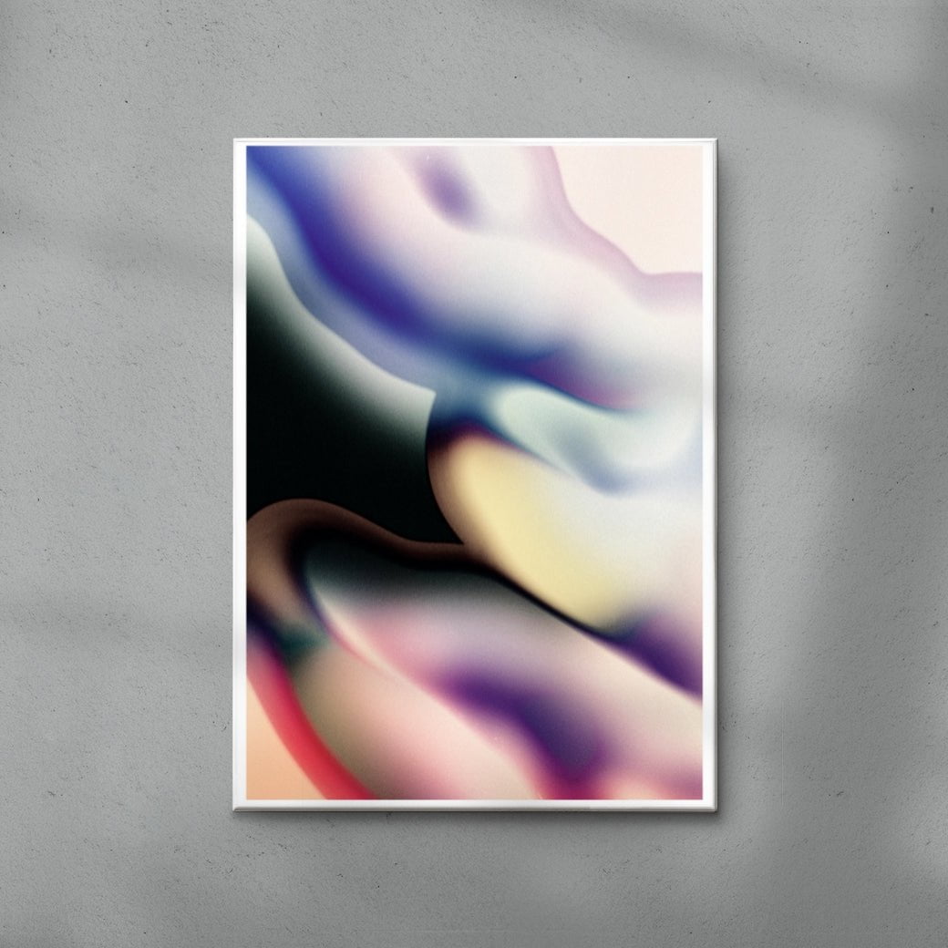 Blob contemporary wall art print by Henry M. - sold by DROOL