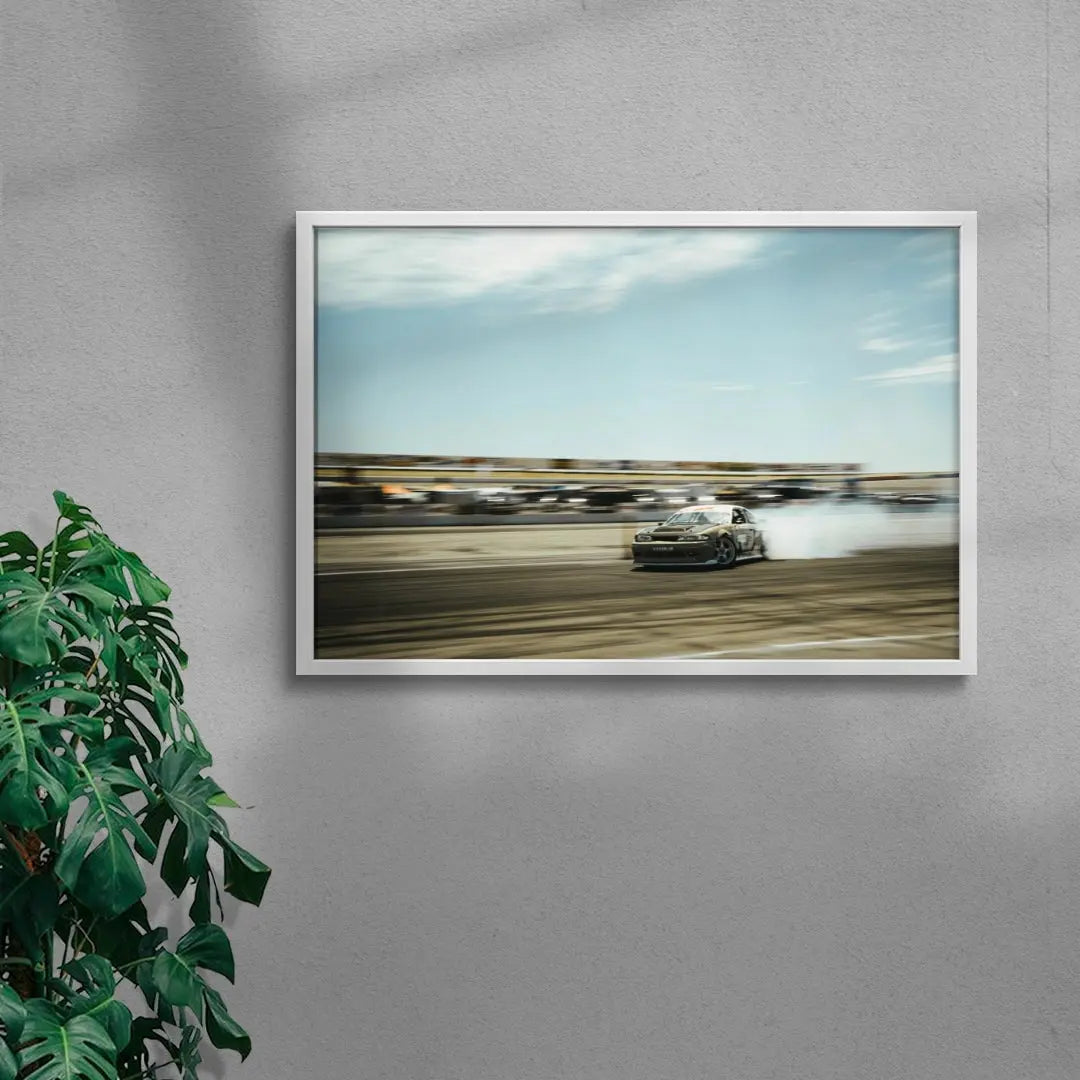Sideways contemporary wall art print by Ben Strang - sold by DROOL