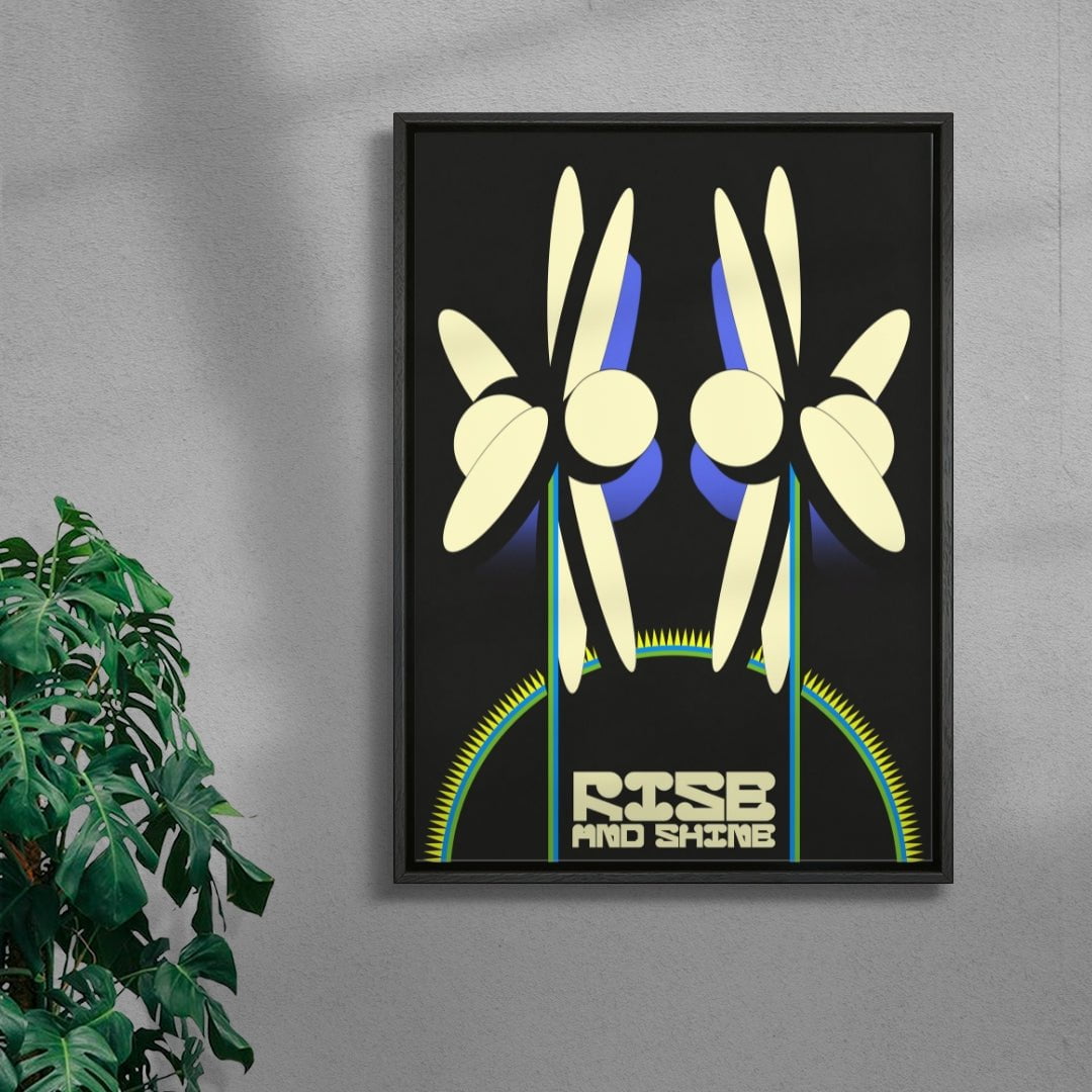 Rise and Shine contemporary wall art print by Edan Strachan - sold by DROOL