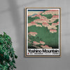Yoshino Mountain contemporary wall art print by George Kempster - sold by DROOL