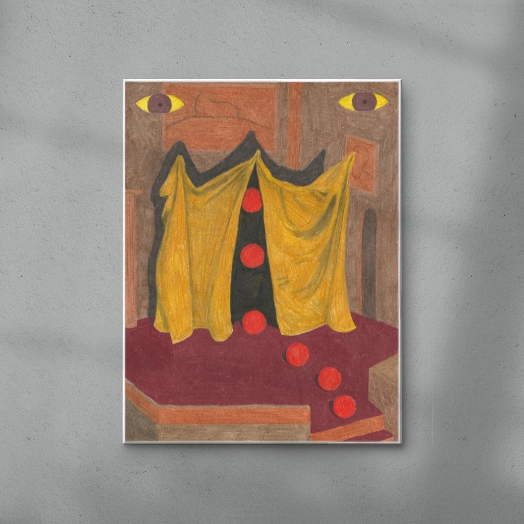 Hypnagogic Vision contemporary wall art print by June Gutman - sold by DROOL