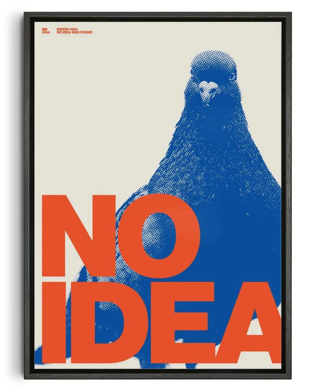 NO IDEA contemporary wall art print by Brad Mead - sold by DROOL