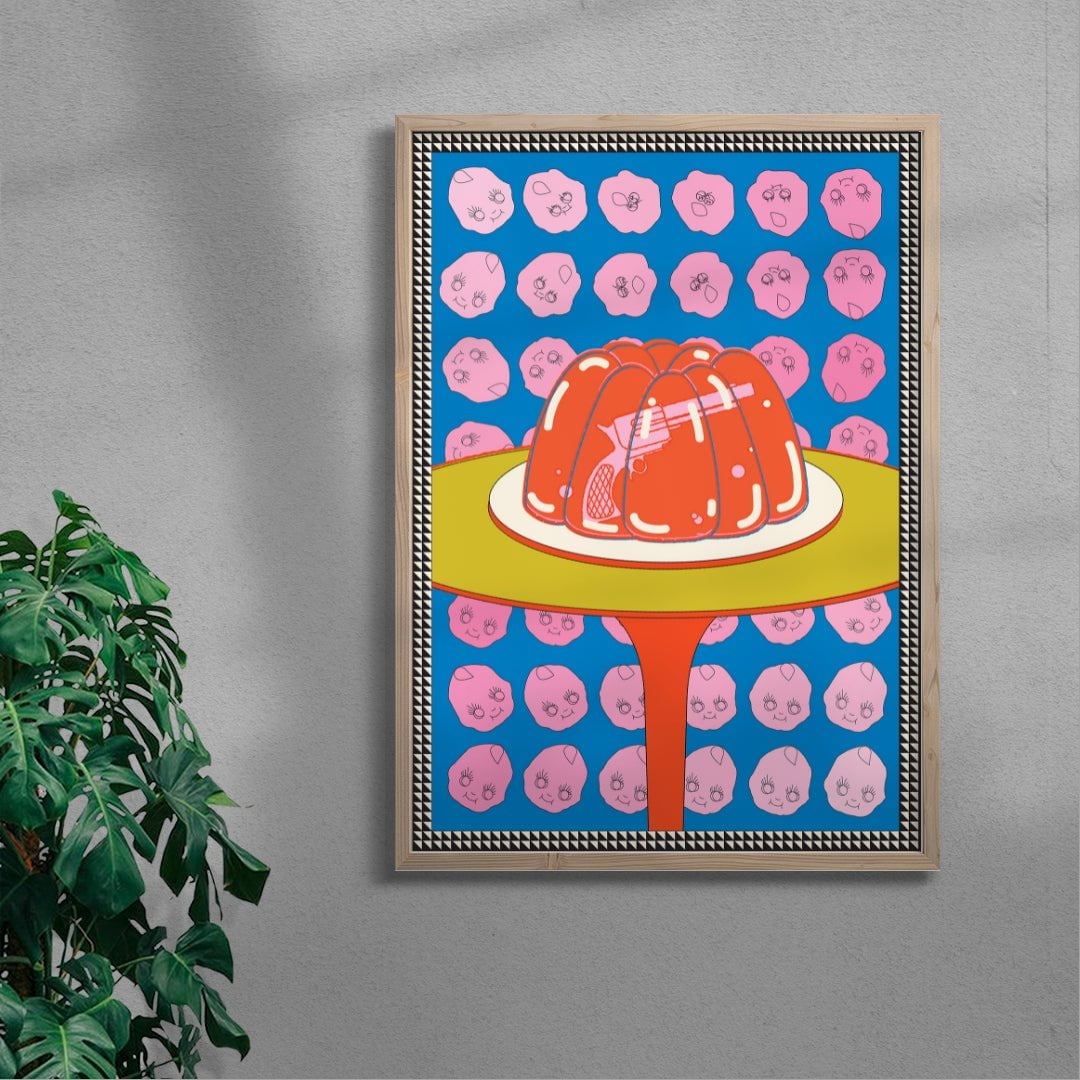 Jello Shots contemporary wall art print by Renee Kao - sold by DROOL