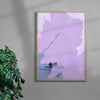 Wisteria contemporary wall art print by Lily Kong - sold by DROOL