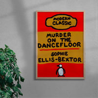 Thumbnail for Murder On The Dancefloor contemporary wall art print by Times New Roadman - sold by DROOL