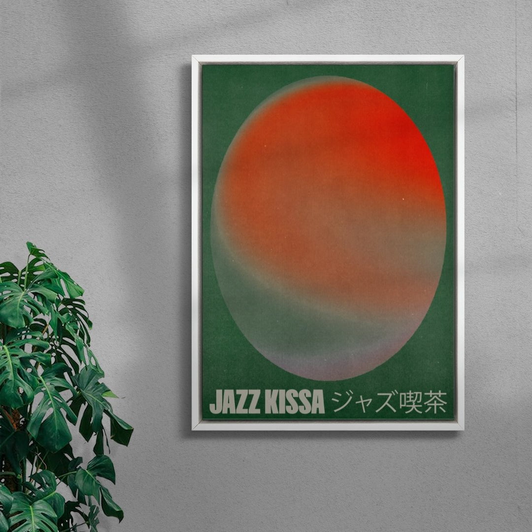 Jazz Kissa contemporary wall art print by Henry M. - sold by DROOL