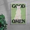 Good Omen (Green) contemporary wall art print by Utsav Verma - sold by DROOL