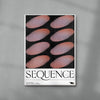 Sequence contemporary wall art print by Alexander Khabbazi - sold by DROOL