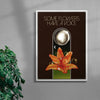 Some Flowers Have A Voice contemporary wall art print by Liorzh - sold by DROOL
