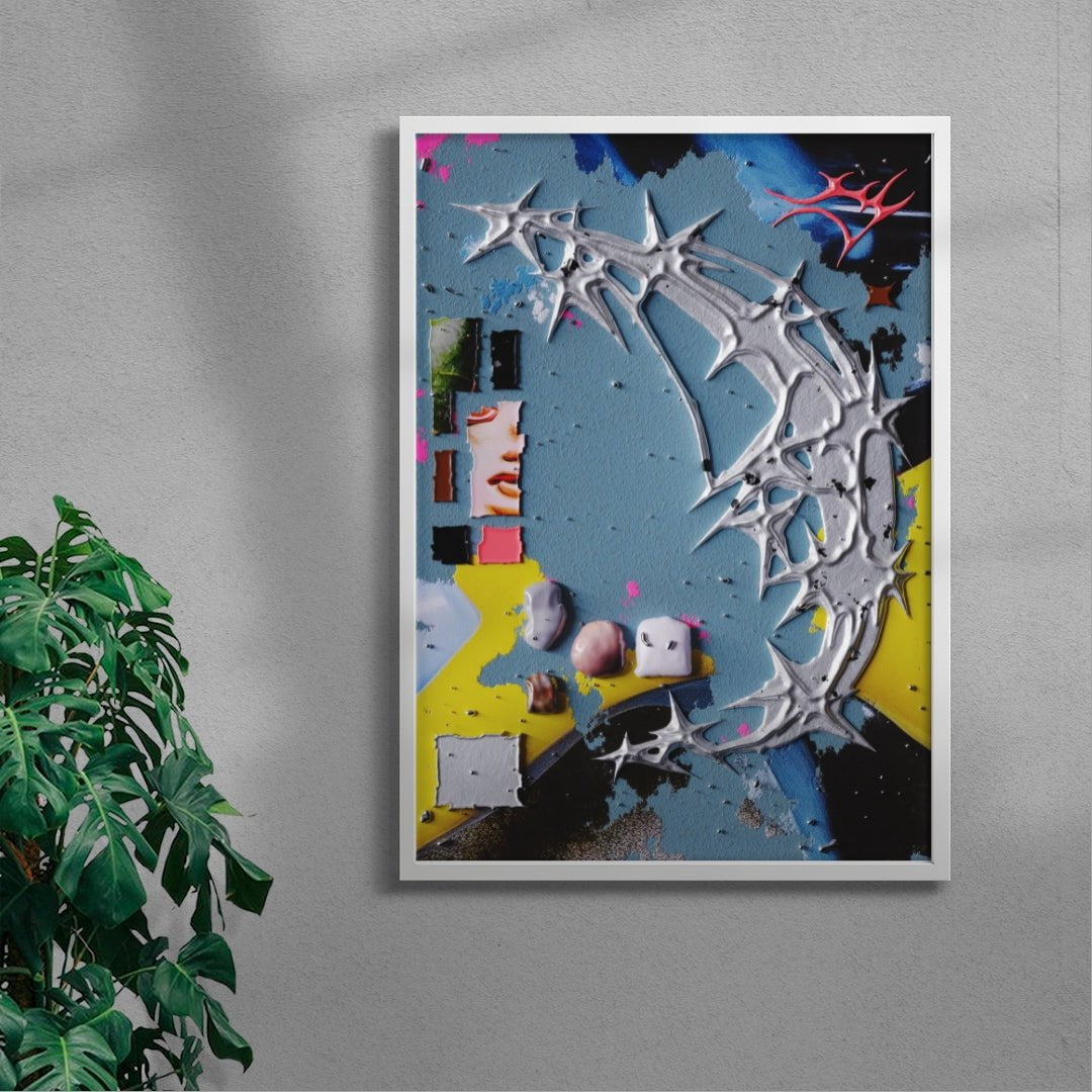Synthetic Evolution contemporary wall art print by Kitasavi - sold by DROOL