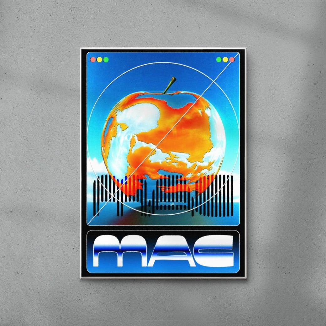 MAC contemporary wall art print by Sheyi Adebayo - sold by DROOL