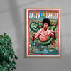 Enter the Dragon contemporary wall art print by Deadly Prey - sold by DROOL