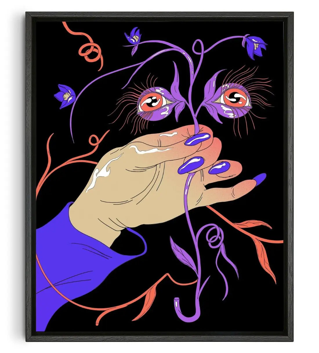 Saint Lucy contemporary wall art print by Raman Djafari - sold by DROOL