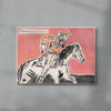 Pursue contemporary wall art print by Caitlin Flood-Molyneux - sold by DROOL