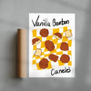 Vanilla Bourbon Caneles contemporary wall art print by DROOL Collective - sold by DROOL