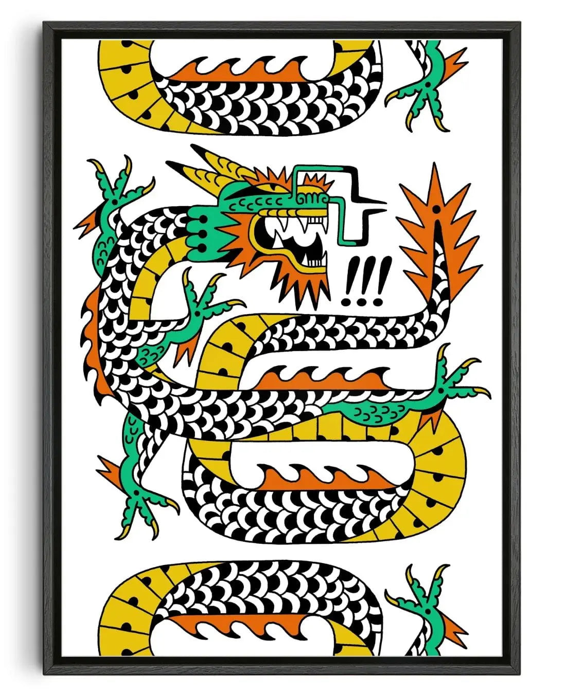 Roundhouse! contemporary wall art print by Jamie Muck - sold by DROOL