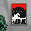 Saudade contemporary wall art print by Utsav Verma - sold by DROOL