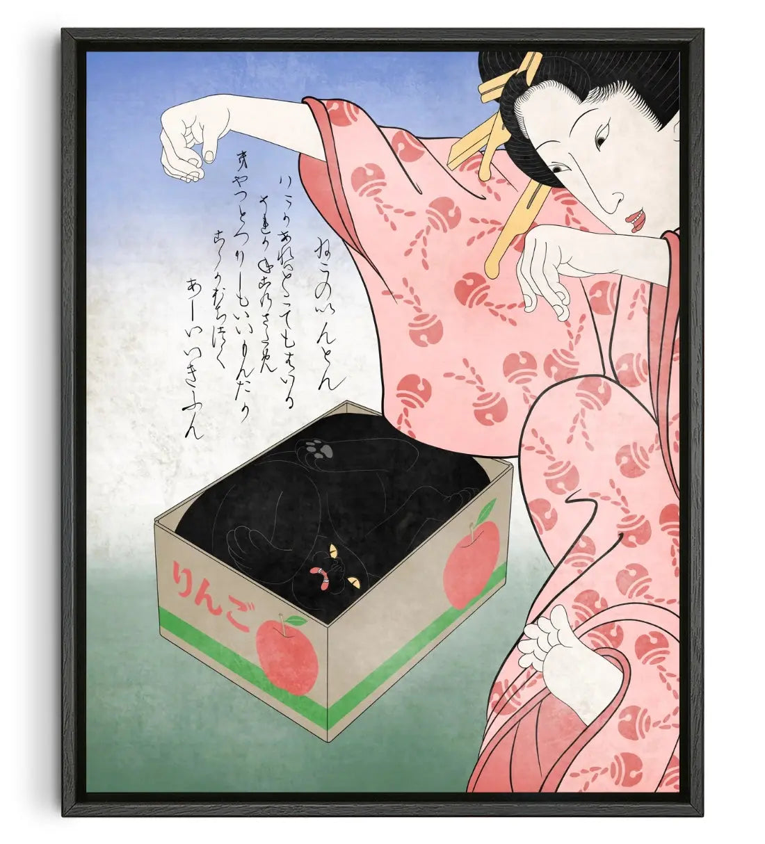 Better than a cat tree contemporary canvas print by Yomi Kamoike - sold by DROOL